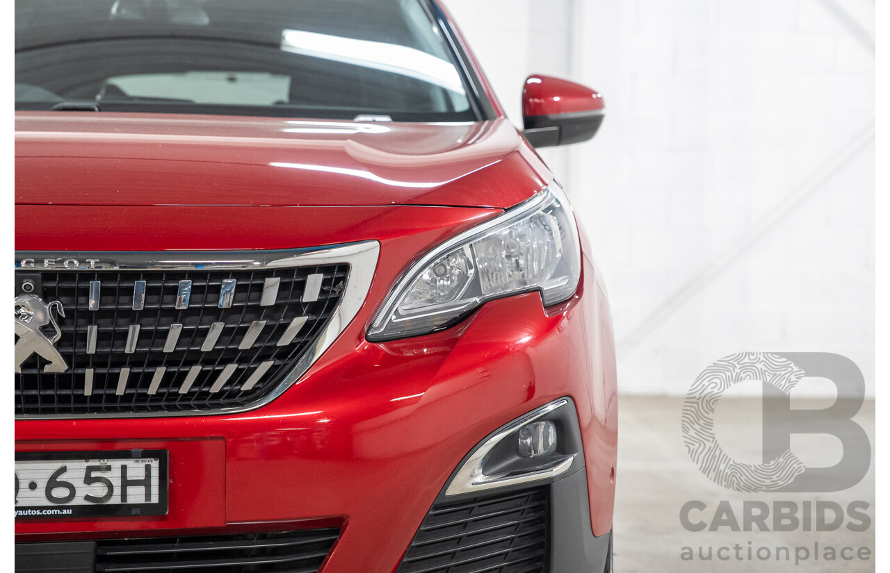 02/2018 Peugeot 3008 Allure P84 MY18 4d Wagon Red Turbo 1.6L