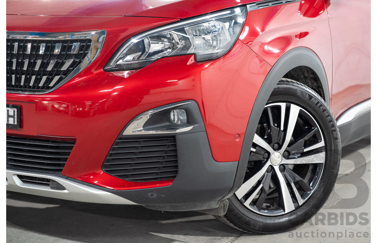 02/2018 Peugeot 3008 Allure P84 MY18 4d Wagon Red Turbo 1.6L