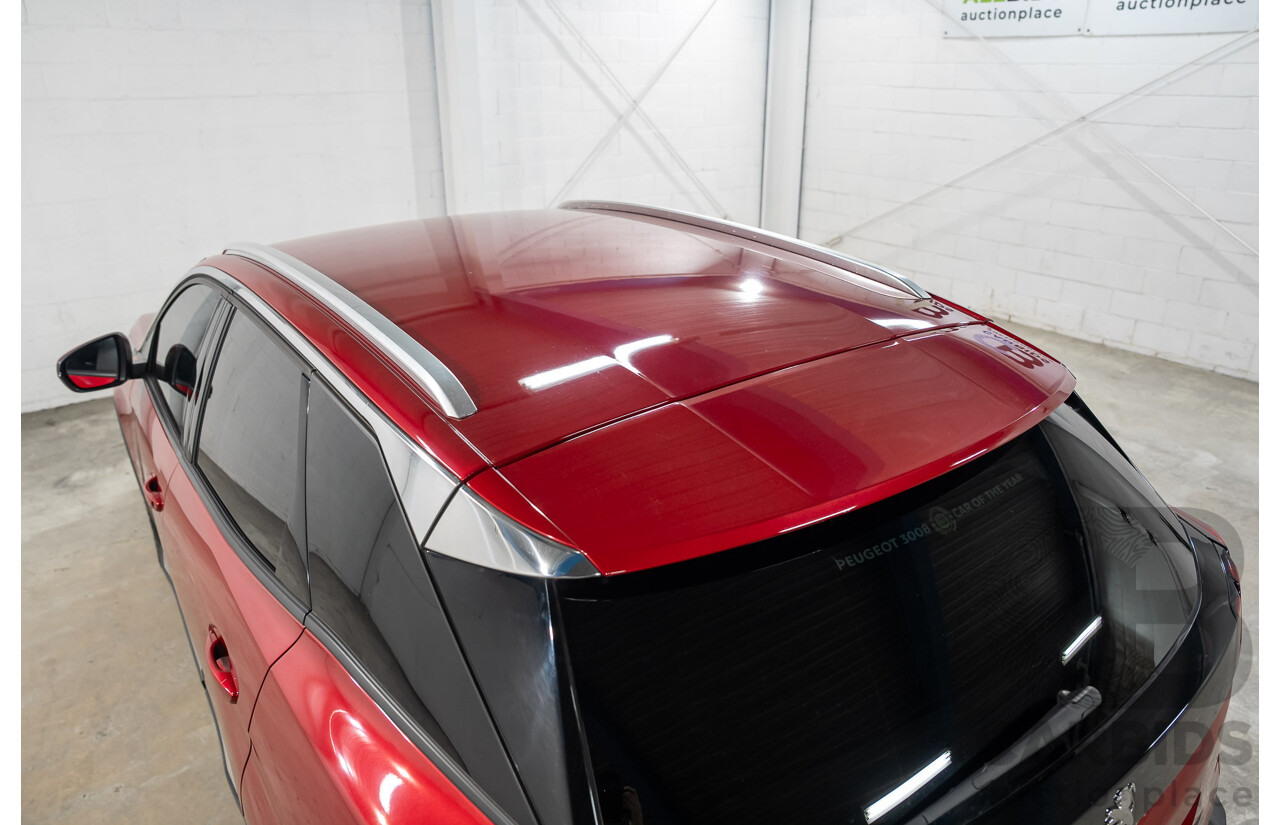 02/2018 Peugeot 3008 Allure P84 MY18 4d Wagon Red Turbo 1.6L