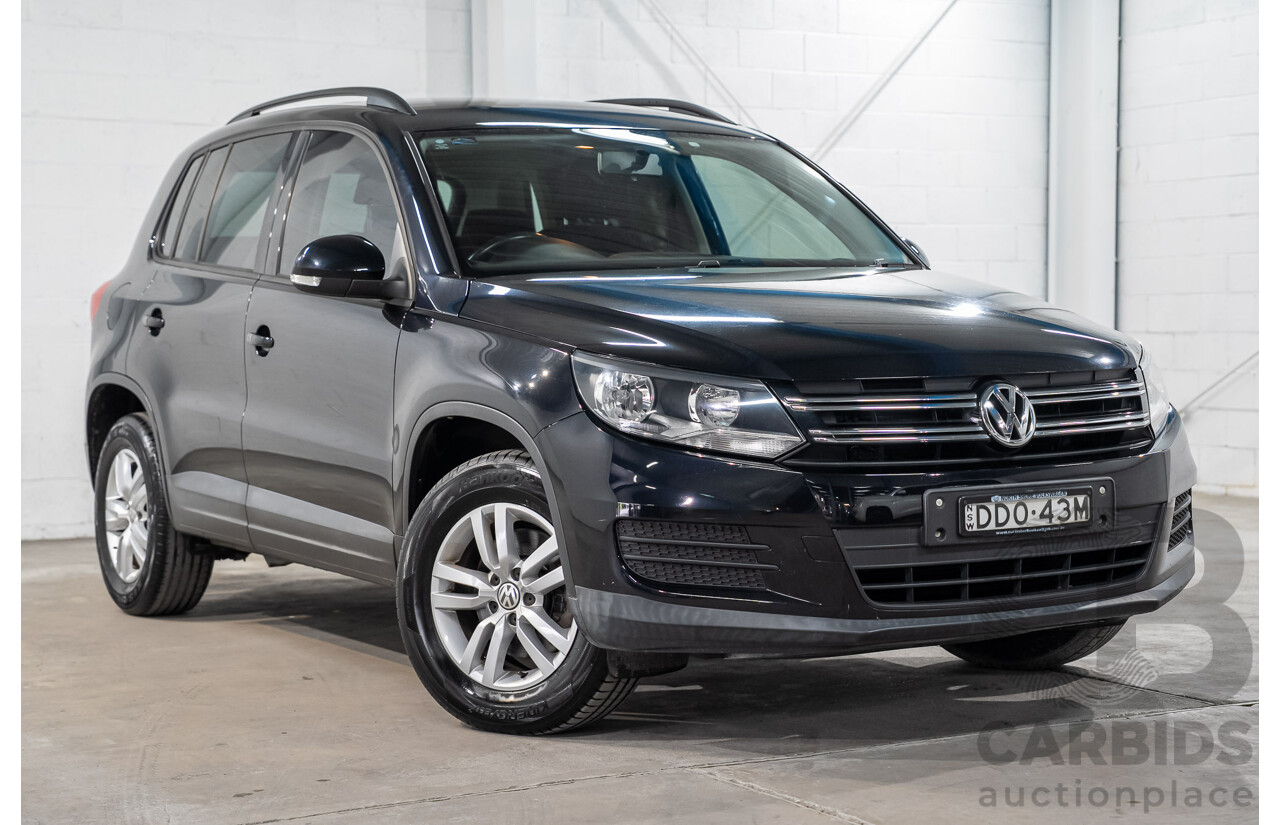 03/2016 Volkswagen Tiguan 118 TSI 5NC MY16 4D Wagon Deep Pearl Black Metallic Twincharged 1.4L