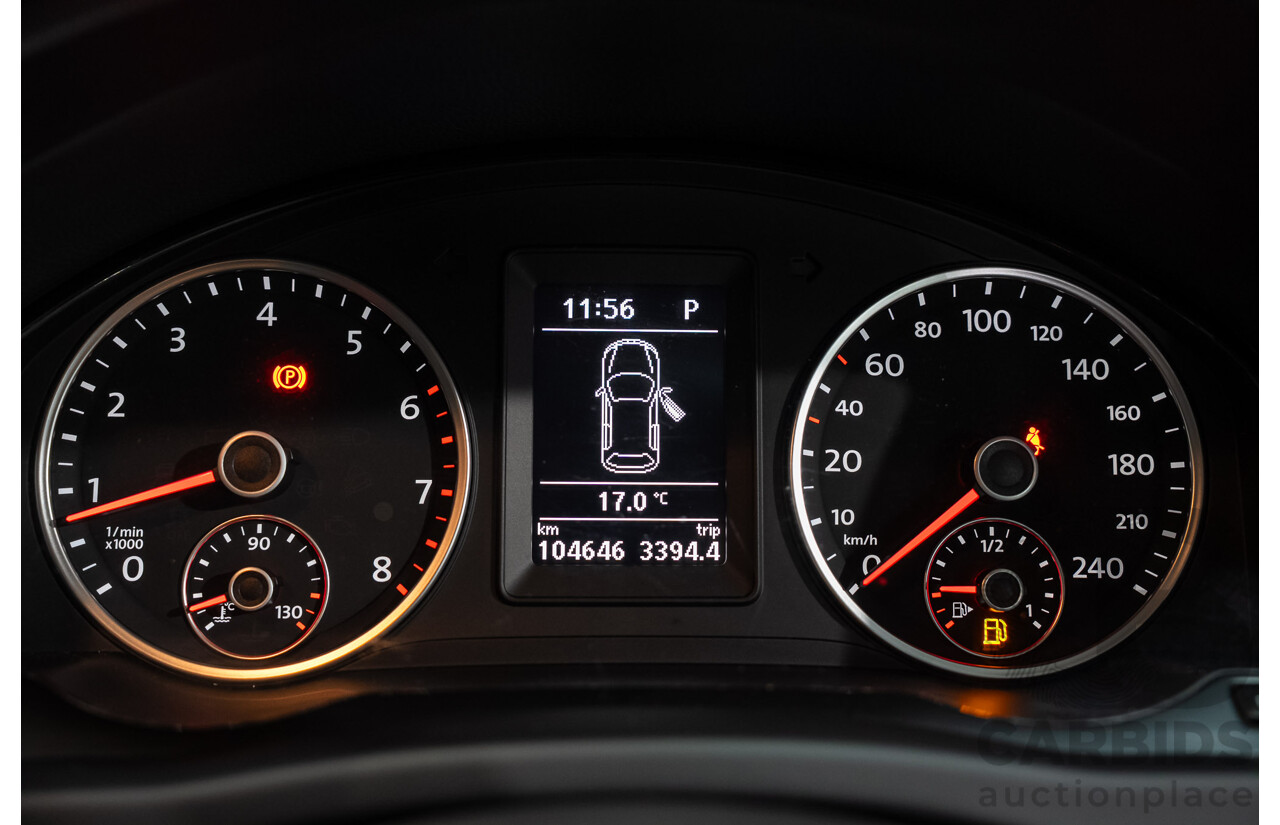03/2016 Volkswagen Tiguan 118 TSI 5NC MY16 4D Wagon Deep Pearl Black Metallic Twincharged 1.4L