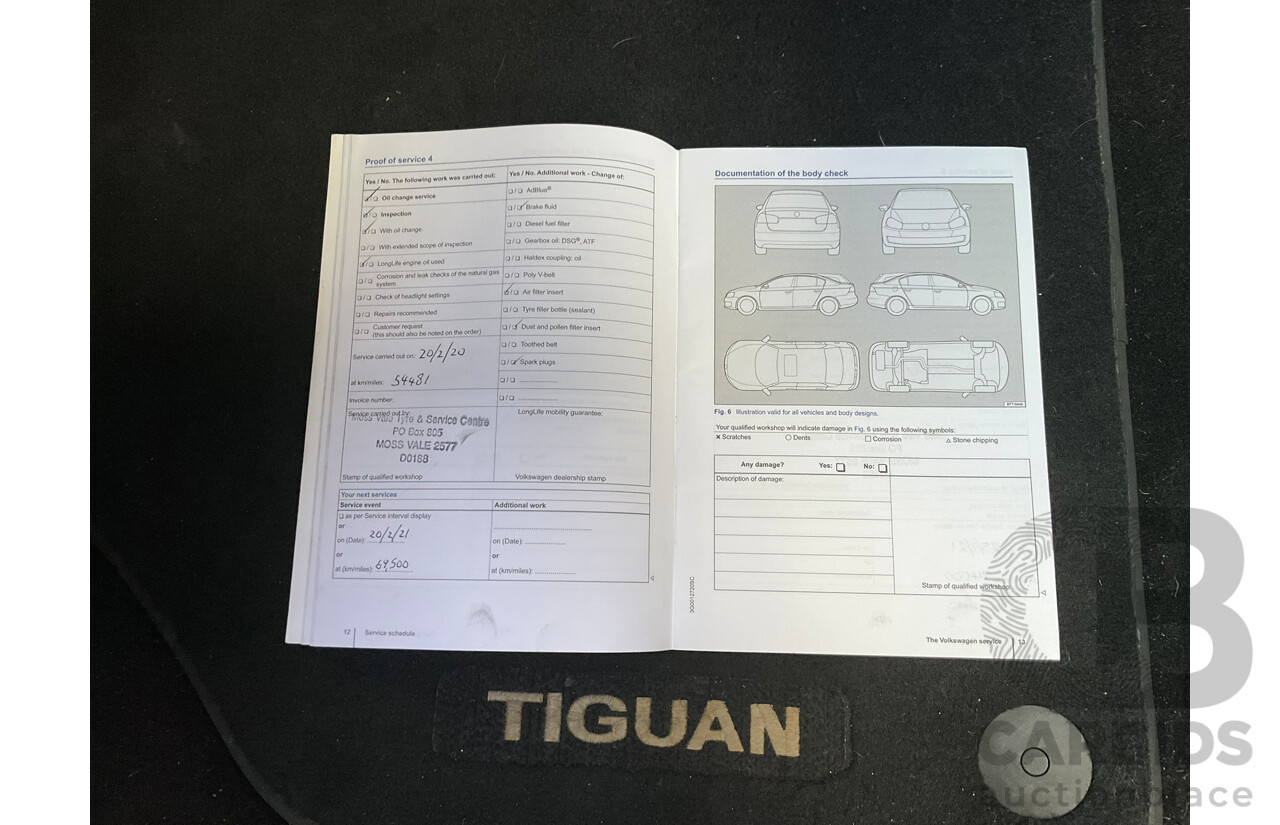 03/2016 Volkswagen Tiguan 118 TSI 5NC MY16 4D Wagon Deep Pearl Black Metallic Twincharged 1.4L