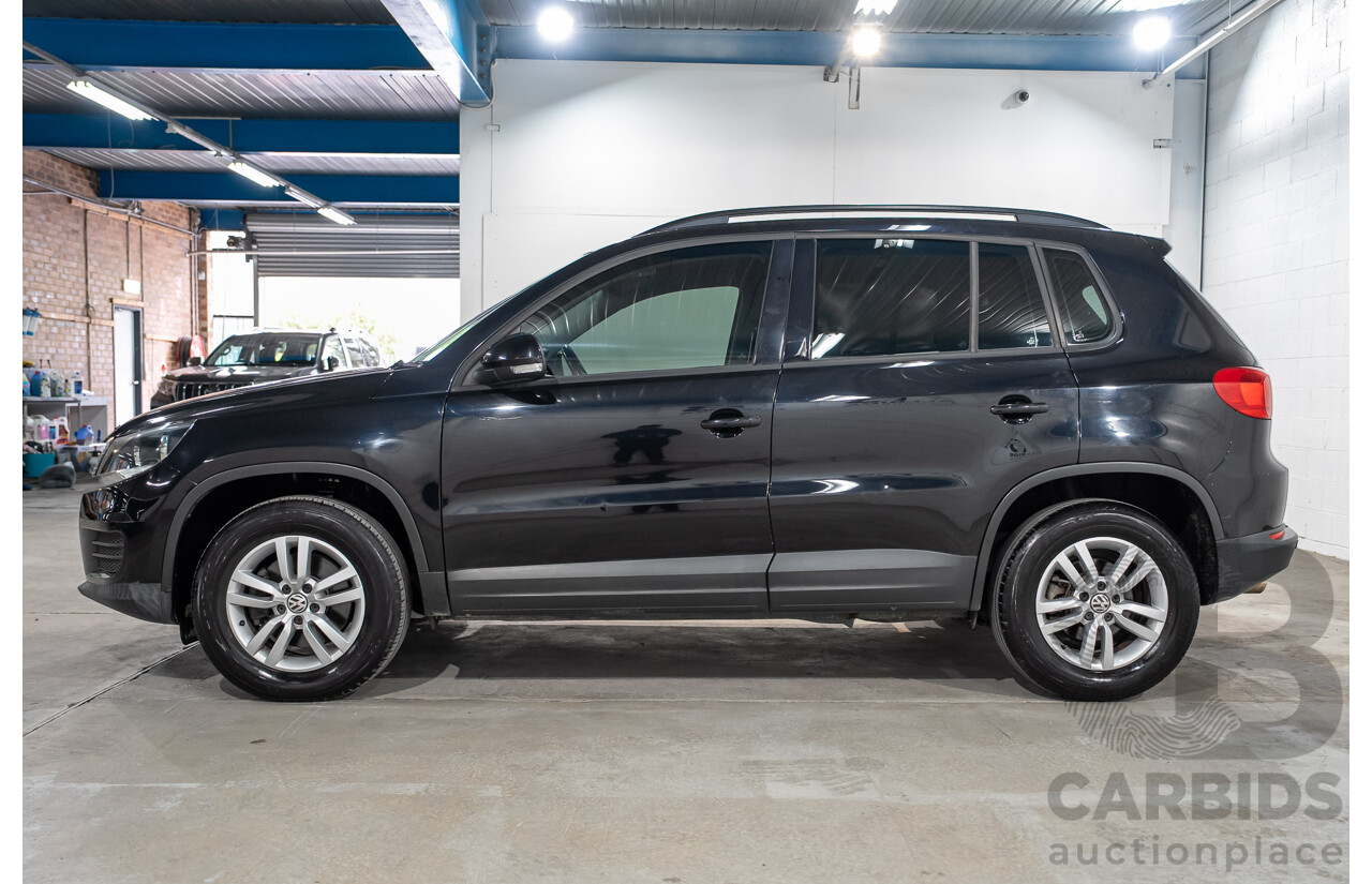 03/2016 Volkswagen Tiguan 118 TSI 5NC MY16 4D Wagon Deep Pearl Black Metallic Twincharged 1.4L