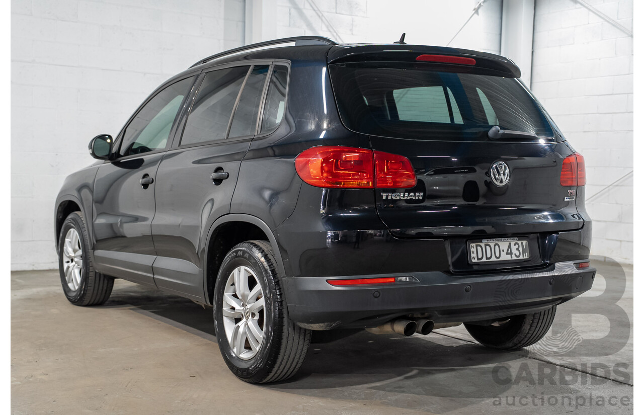 03/2016 Volkswagen Tiguan 118 TSI 5NC MY16 4D Wagon Deep Pearl Black Metallic Twincharged 1.4L