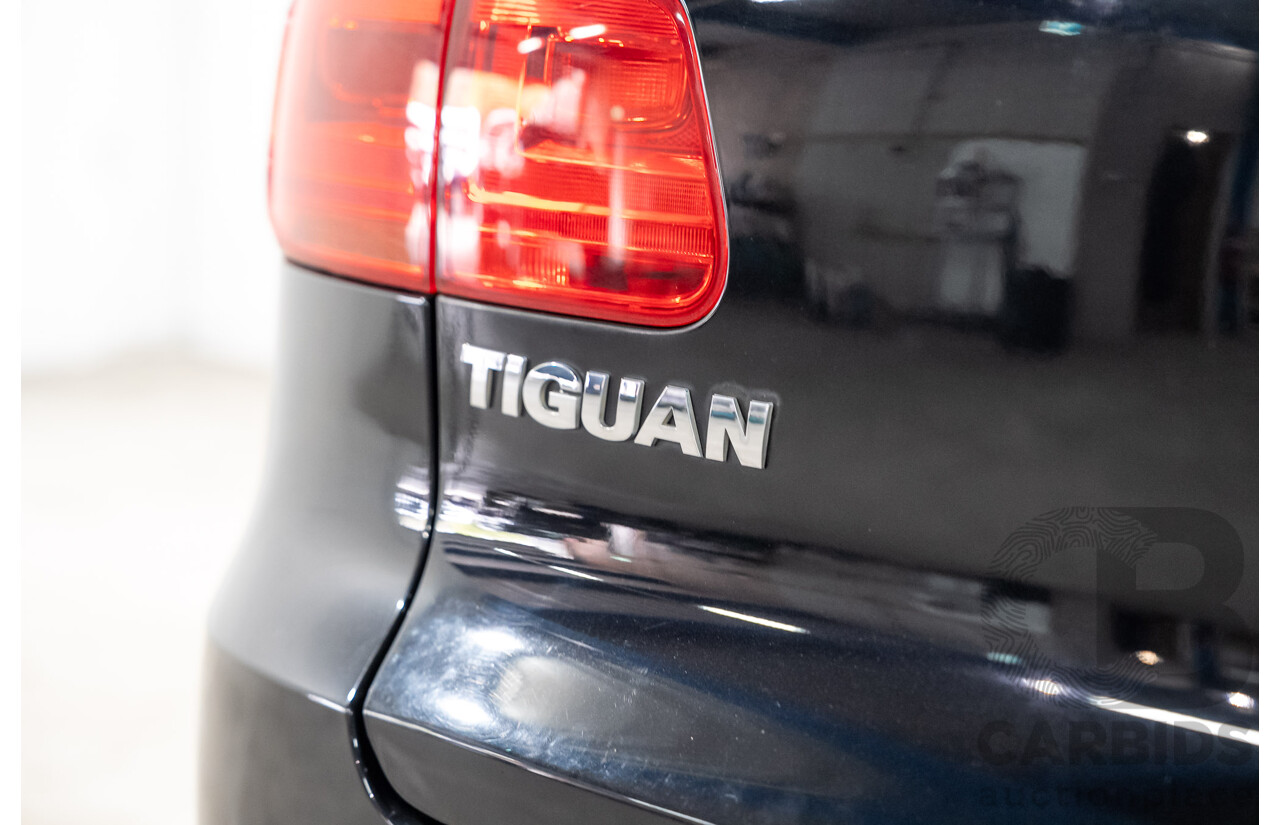 03/2016 Volkswagen Tiguan 118 TSI 5NC MY16 4D Wagon Deep Pearl Black Metallic Twincharged 1.4L