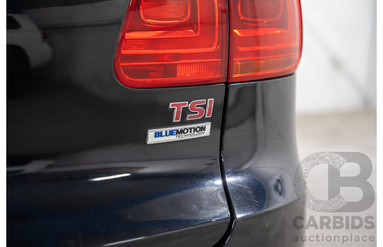 03/2016 Volkswagen Tiguan 118 TSI 5NC MY16 4D Wagon Deep Pearl Black Metallic Twincharged 1.4L