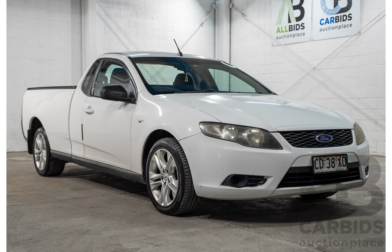 05/2010 Ford Falcon Ute Super Cab FG (LPG) 2d White 4.0L
