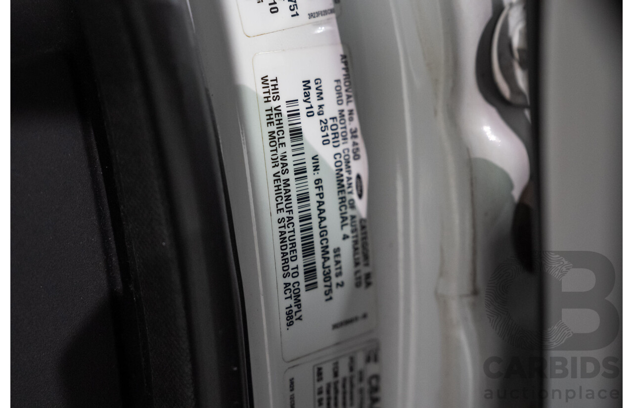 05/2010 Ford Falcon Ute Super Cab FG (LPG) 2d White 4.0L