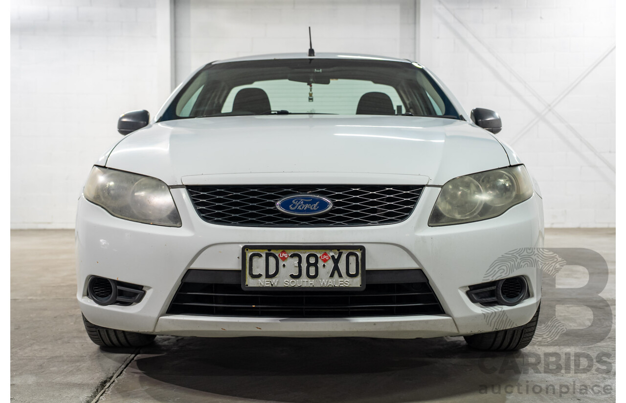 05/2010 Ford Falcon Ute Super Cab FG (LPG) 2d White 4.0L