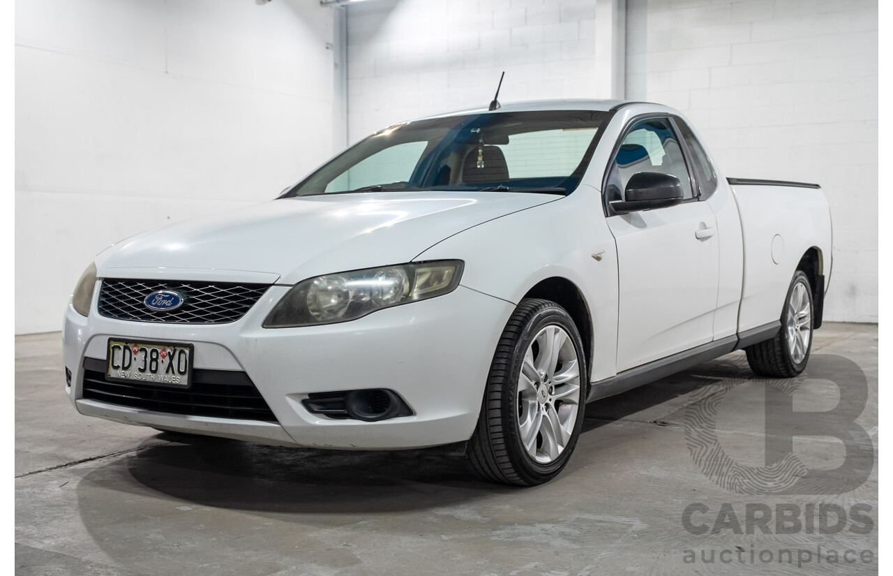 05/2010 Ford Falcon Ute Super Cab FG (LPG) 2d White 4.0L