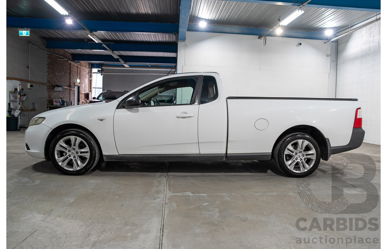 05/2010 Ford Falcon Ute Super Cab FG (LPG) 2d White 4.0L