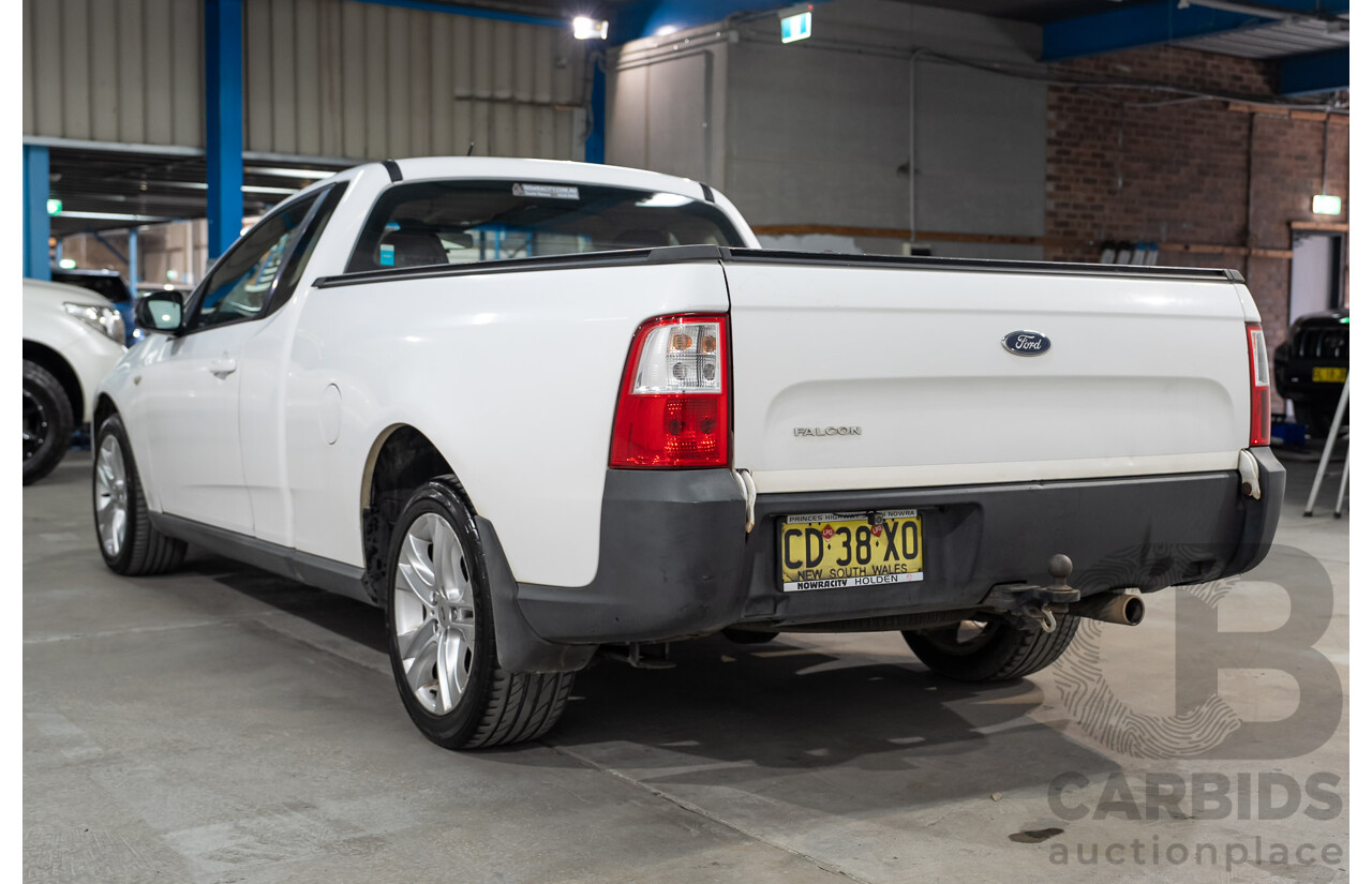 05/2010 Ford Falcon Ute Super Cab FG (LPG) 2d White 4.0L