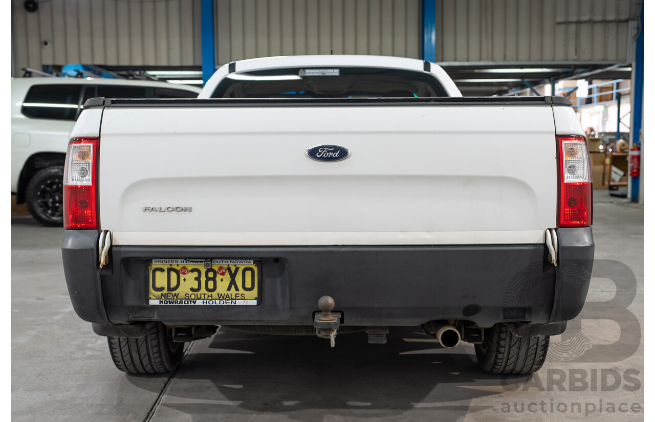 05/2010 Ford Falcon Ute Super Cab FG (LPG) 2d White 4.0L