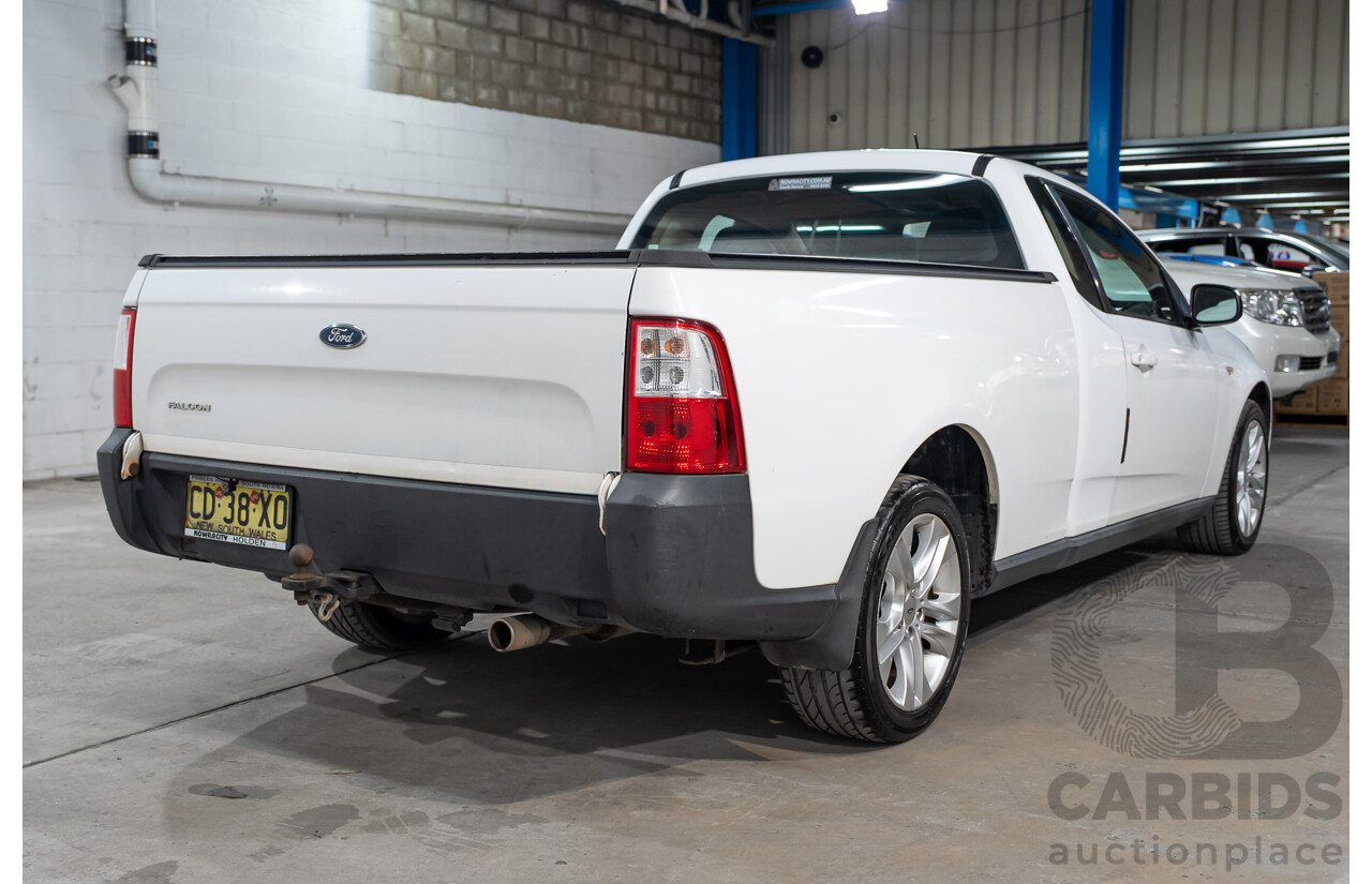 05/2010 Ford Falcon Ute Super Cab FG (LPG) 2d White 4.0L