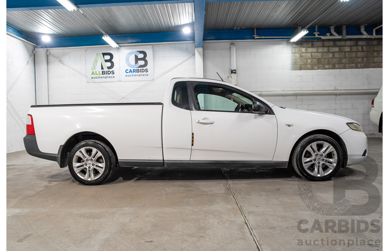 05/2010 Ford Falcon Ute Super Cab FG (LPG) 2d White 4.0L