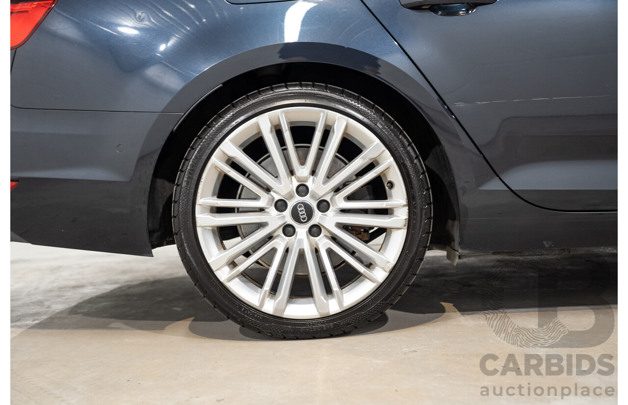 04/2016 Audi A4 2.0 TFSI Quattro S TRONIC SPT F4 (B9) 4D Sedan Moonshine Blue Metallic Turbo 2.0L
