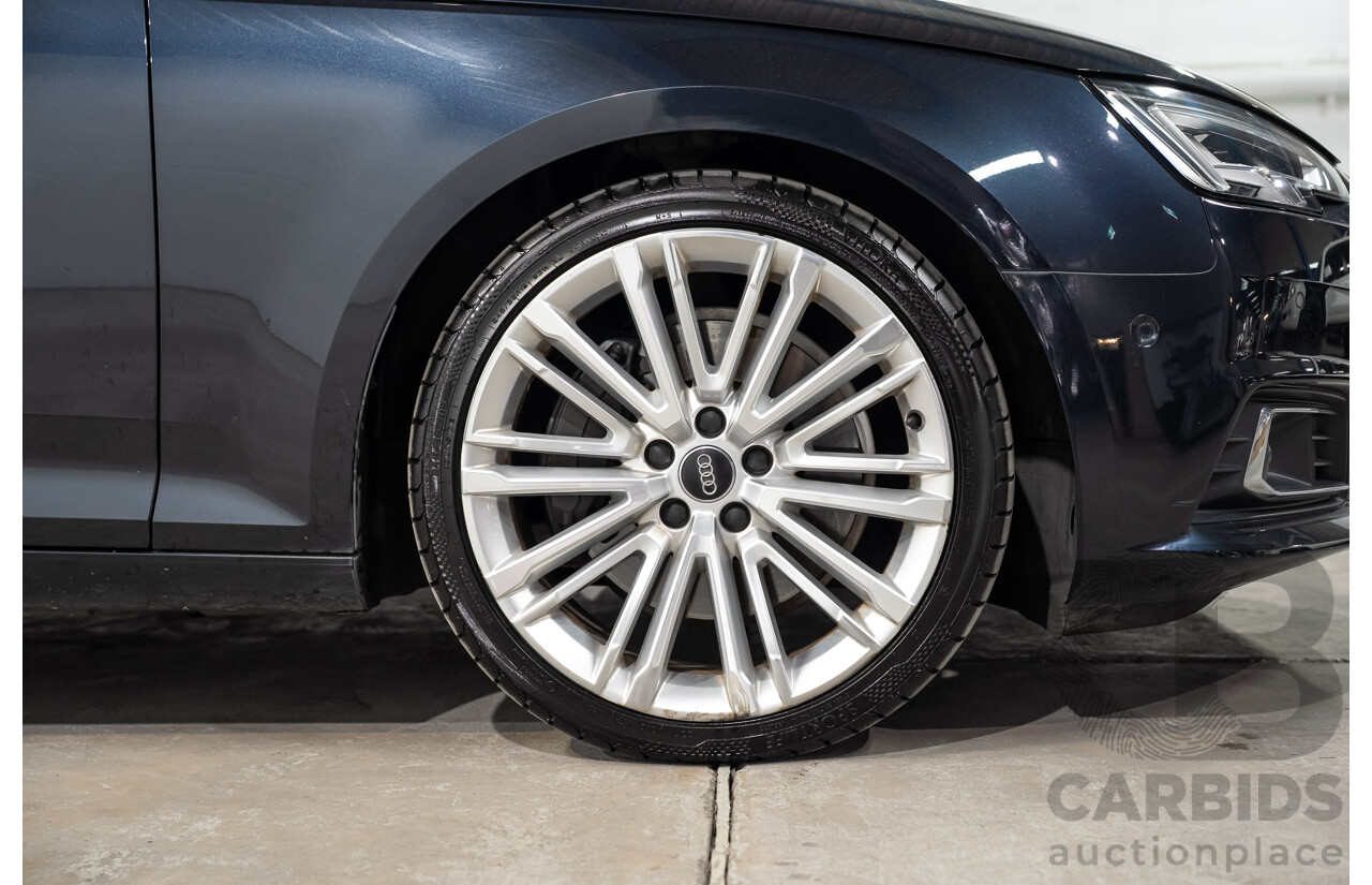 04/2016 Audi A4 2.0 TFSI Quattro S TRONIC SPT F4 (B9) 4D Sedan Moonshine Blue Metallic Turbo 2.0L