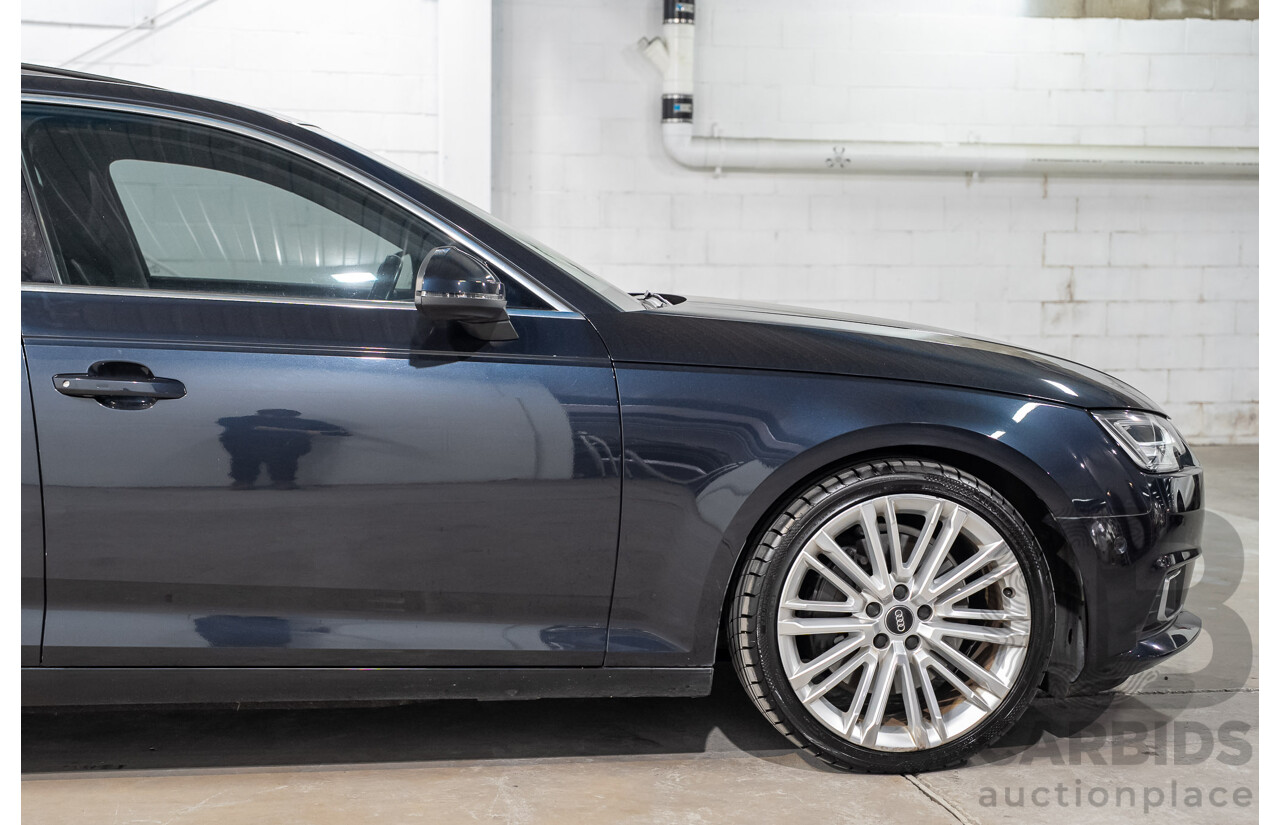 04/2016 Audi A4 2.0 TFSI Quattro S TRONIC SPT F4 (B9) 4D Sedan Moonshine Blue Metallic Turbo 2.0L