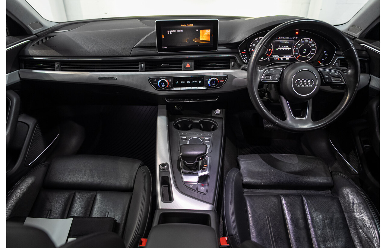 04/2016 Audi A4 2.0 TFSI Quattro S TRONIC SPT F4 (B9) 4D Sedan Moonshine Blue Metallic Turbo 2.0L
