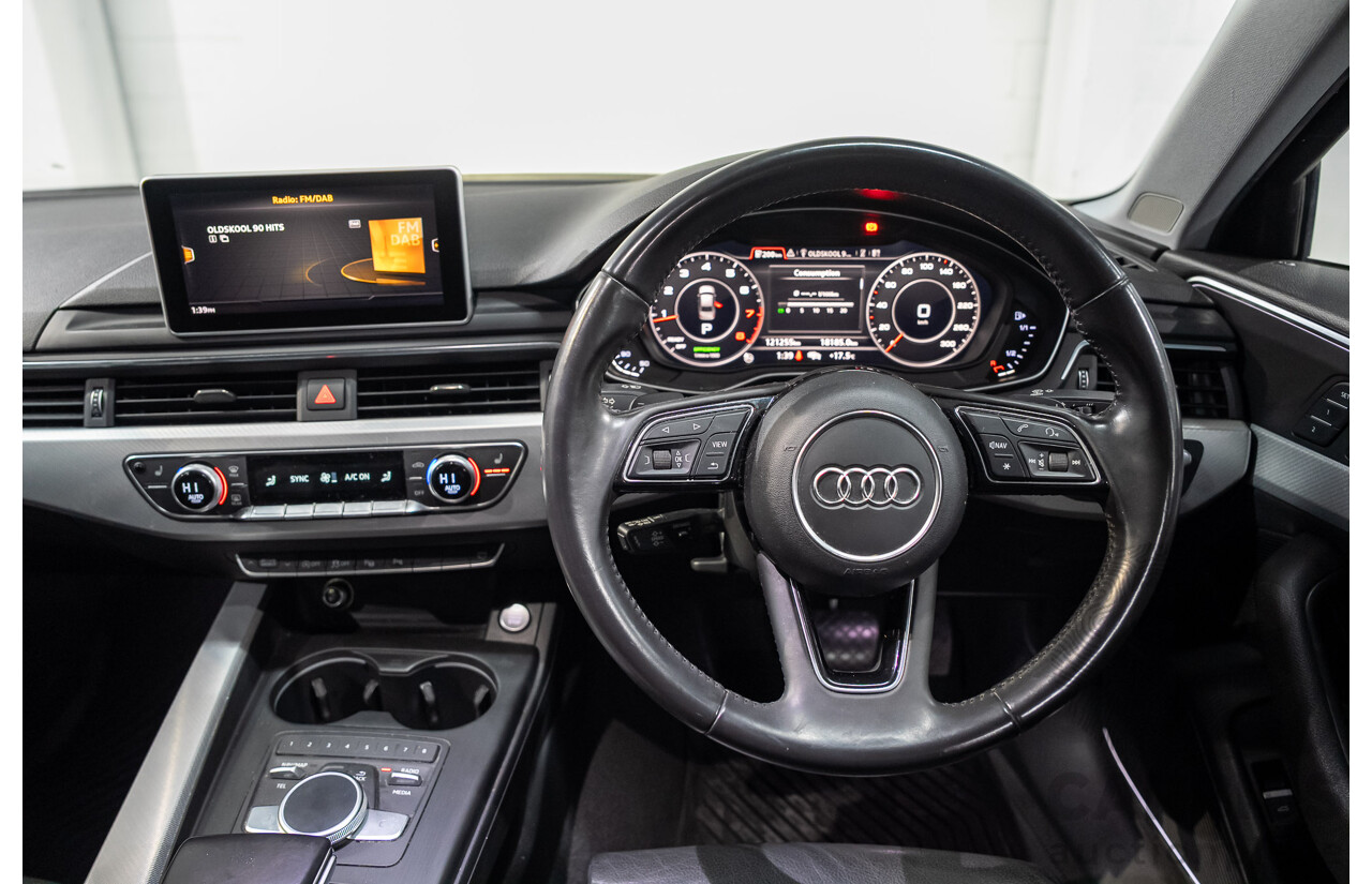 04/2016 Audi A4 2.0 TFSI Quattro S TRONIC SPT F4 (B9) 4D Sedan Moonshine Blue Metallic Turbo 2.0L