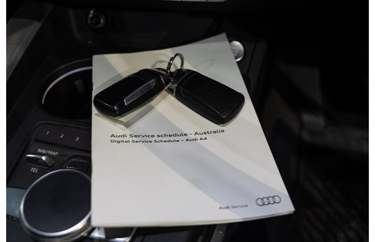 04/2016 Audi A4 2.0 TFSI Quattro S TRONIC SPT F4 (B9) 4D Sedan Moonshine Blue Metallic Turbo 2.0L