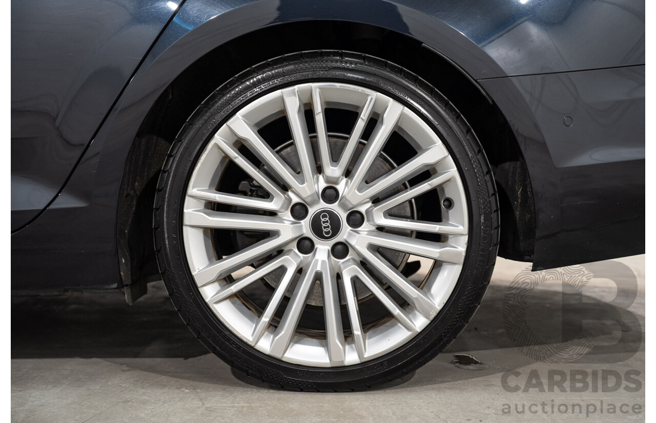 04/2016 Audi A4 2.0 TFSI Quattro S TRONIC SPT F4 (B9) 4D Sedan Moonshine Blue Metallic Turbo 2.0L