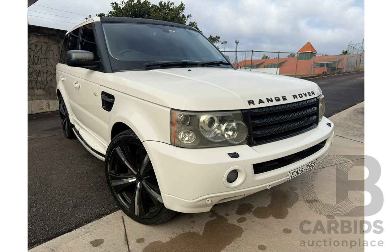 10/2008 Range Rover SPORT 2.7 Diesel Turbo V6 4WD MY08 4d Wagon Alaska White Turbo Diesel 2.7L
