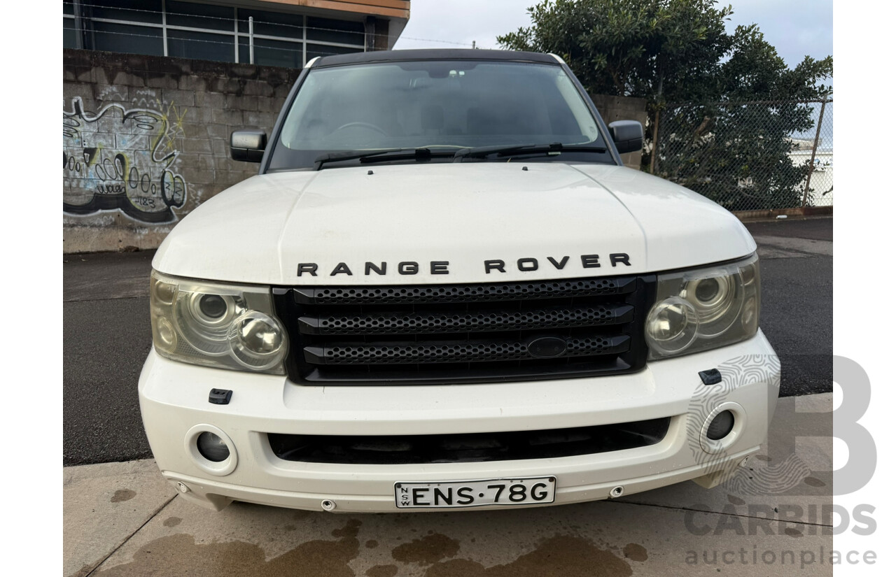 10/2008 Range Rover SPORT 2.7 Diesel Turbo V6 4WD MY08 4d Wagon Alaska White Turbo Diesel 2.7L