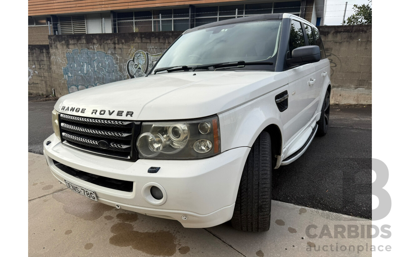 10/2008 Range Rover SPORT 2.7 Diesel Turbo V6 4WD MY08 4d Wagon Alaska White Turbo Diesel 2.7L