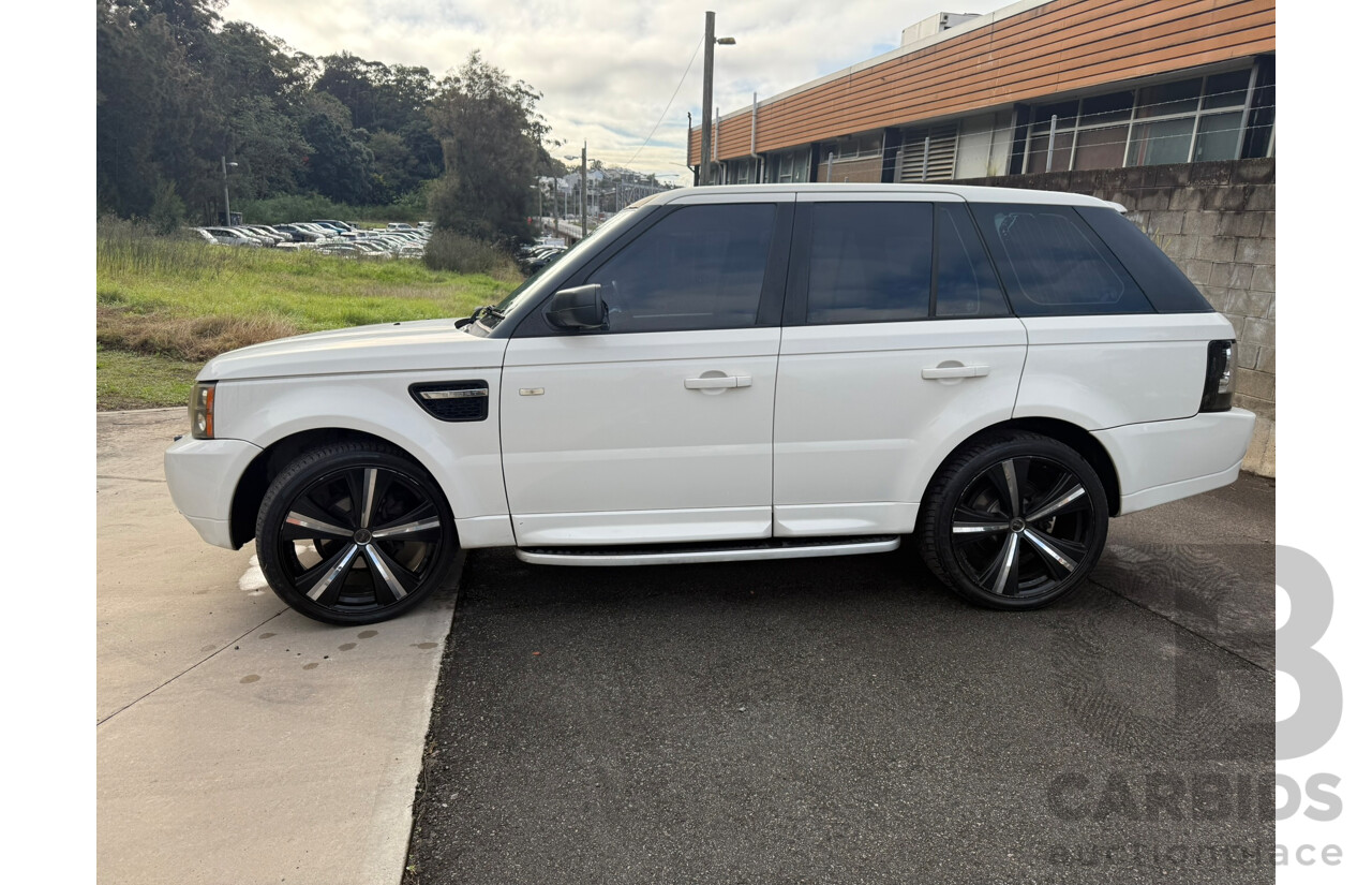 10/2008 Range Rover SPORT 2.7 Diesel Turbo V6 4WD MY08 4d Wagon Alaska White Turbo Diesel 2.7L