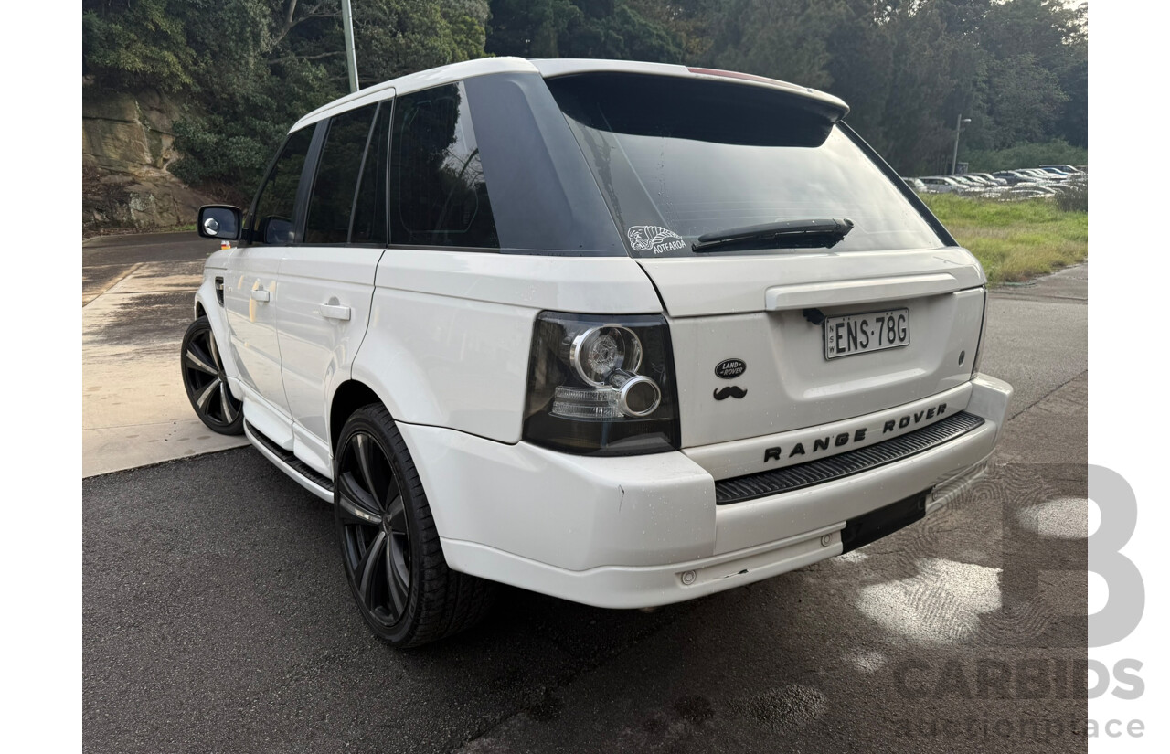 10/2008 Range Rover SPORT 2.7 Diesel Turbo V6 4WD MY08 4d Wagon Alaska White Turbo Diesel 2.7L