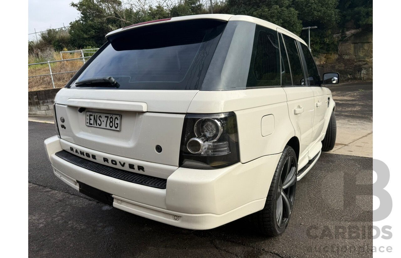 10/2008 Range Rover SPORT 2.7 Diesel Turbo V6 4WD MY08 4d Wagon Alaska White Turbo Diesel 2.7L