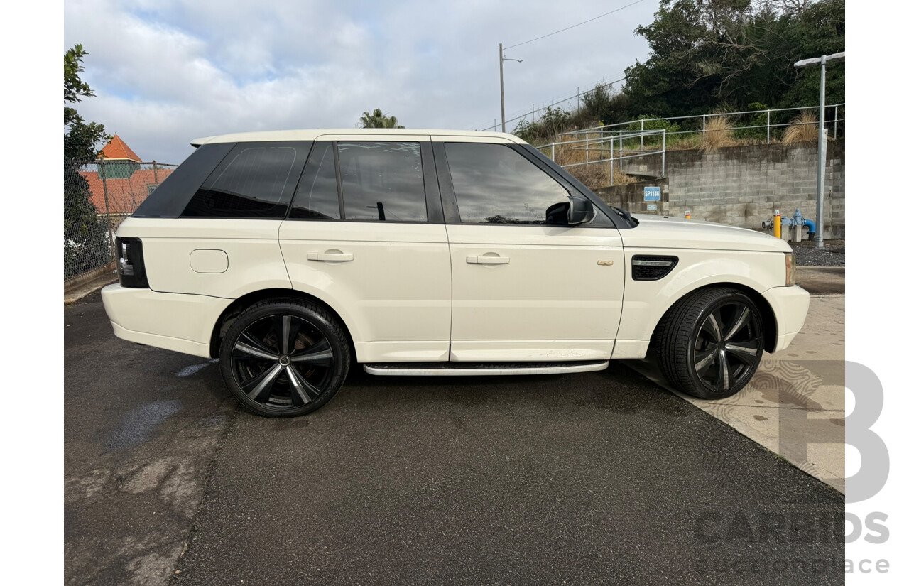 10/2008 Range Rover SPORT 2.7 Diesel Turbo V6 4WD MY08 4d Wagon Alaska White Turbo Diesel 2.7L