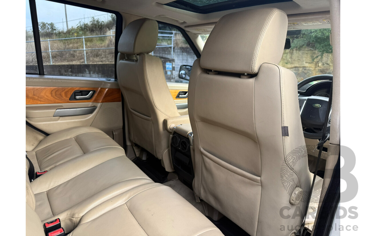 10/2008 Range Rover SPORT 2.7 Diesel Turbo V6 4WD MY08 4d Wagon Alaska White Turbo Diesel 2.7L