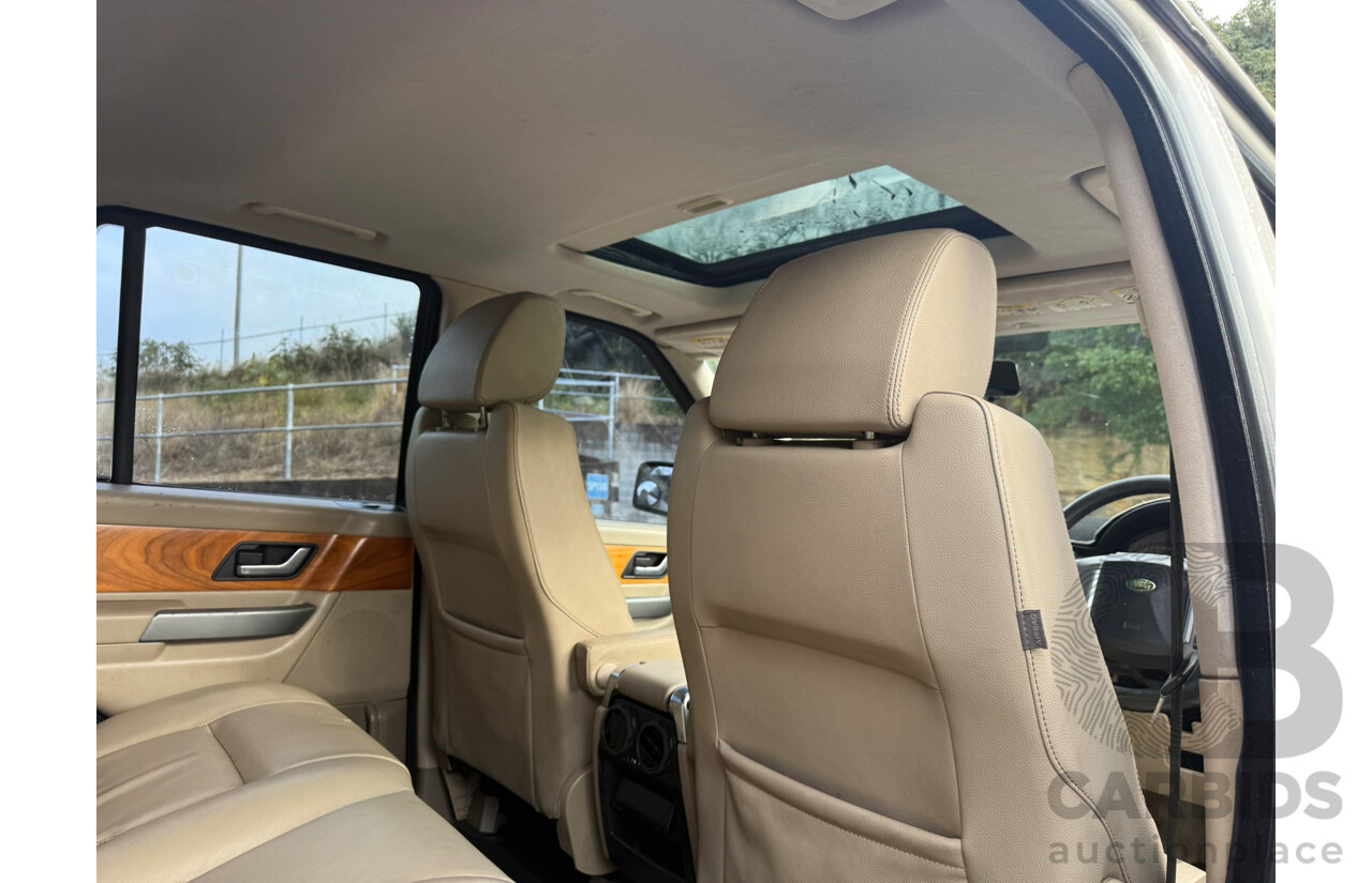 10/2008 Range Rover SPORT 2.7 Diesel Turbo V6 4WD MY08 4d Wagon Alaska White Turbo Diesel 2.7L