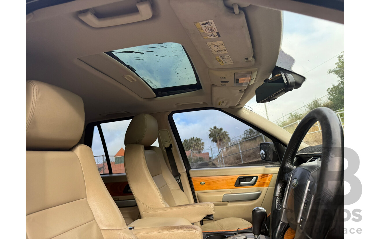 10/2008 Range Rover SPORT 2.7 Diesel Turbo V6 4WD MY08 4d Wagon Alaska White Turbo Diesel 2.7L