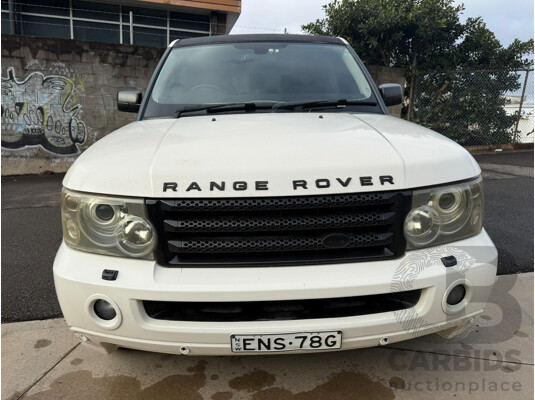 10/2008 Range Rover SPORT 2.7 Diesel Turbo V6 4WD MY08 4d Wagon Alaska White Turbo Diesel 2.7L