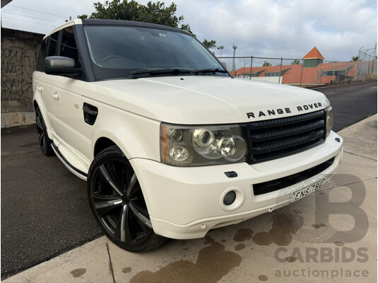 10/2008 Range Rover SPORT 2.7 Diesel Turbo V6 4WD MY08 4d Wagon Alaska White Turbo Diesel 2.7L