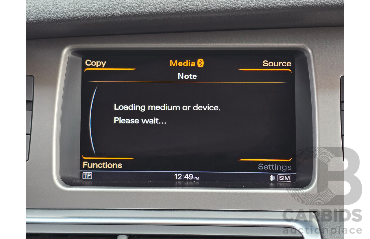 04/2014 Audi Q7 3.0 TDI Quattro (AWD) MY14 4d Wagon White Turbo Diesel 3.0L