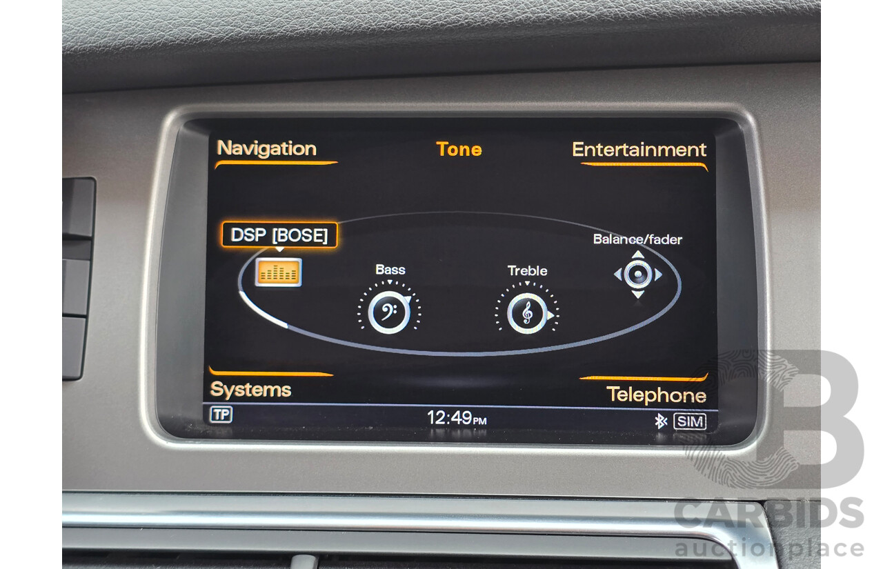 04/2014 Audi Q7 3.0 TDI Quattro (AWD) MY14 4d Wagon White Turbo Diesel 3.0L