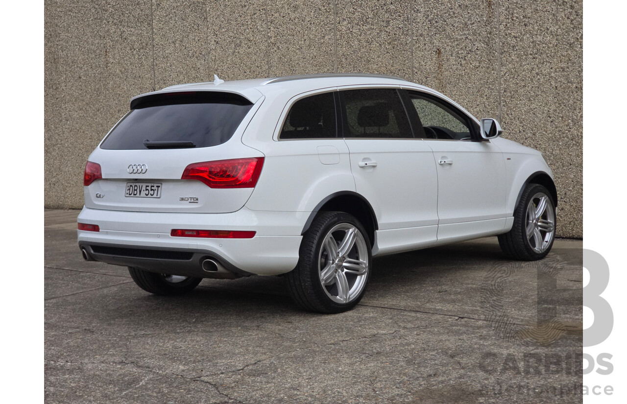 04/2014 Audi Q7 3.0 TDI Quattro (AWD) MY14 4d Wagon White Turbo Diesel 3.0L