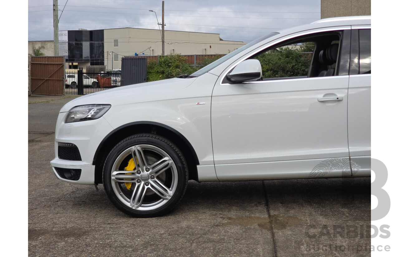 04/2014 Audi Q7 3.0 TDI Quattro (AWD) MY14 4d Wagon White Turbo Diesel 3.0L