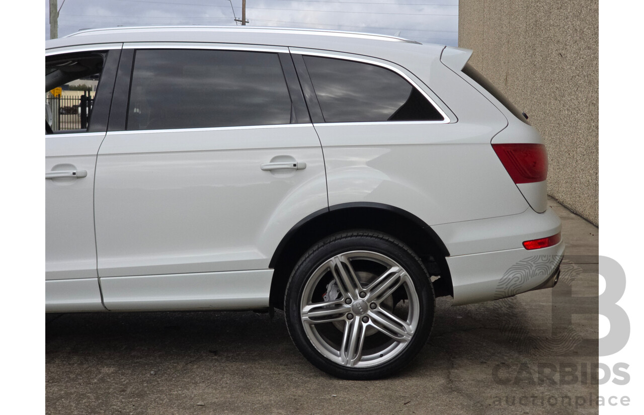 04/2014 Audi Q7 3.0 TDI Quattro (AWD) MY14 4d Wagon White Turbo Diesel 3.0L