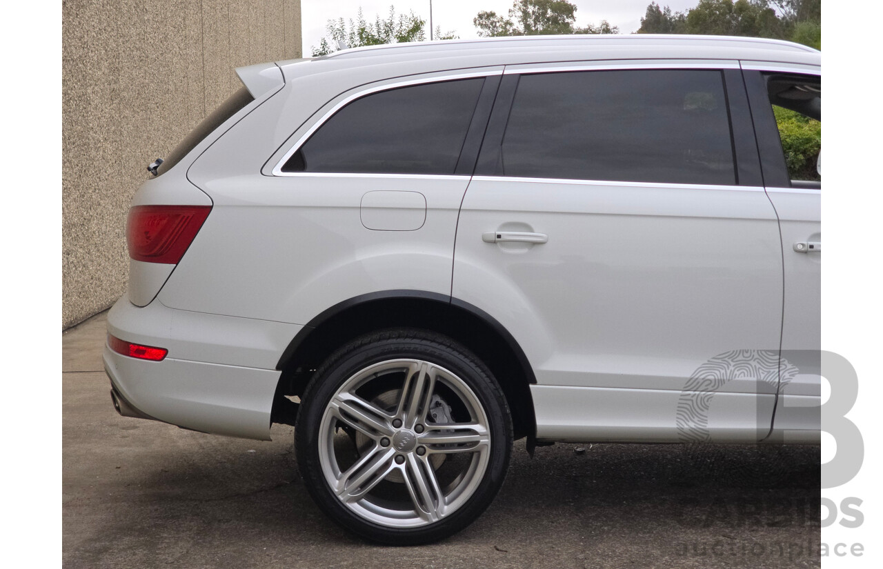 04/2014 Audi Q7 3.0 TDI Quattro (AWD) MY14 4d Wagon White Turbo Diesel 3.0L