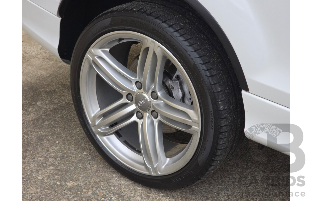 04/2014 Audi Q7 3.0 TDI Quattro (AWD) MY14 4d Wagon White Turbo Diesel 3.0L