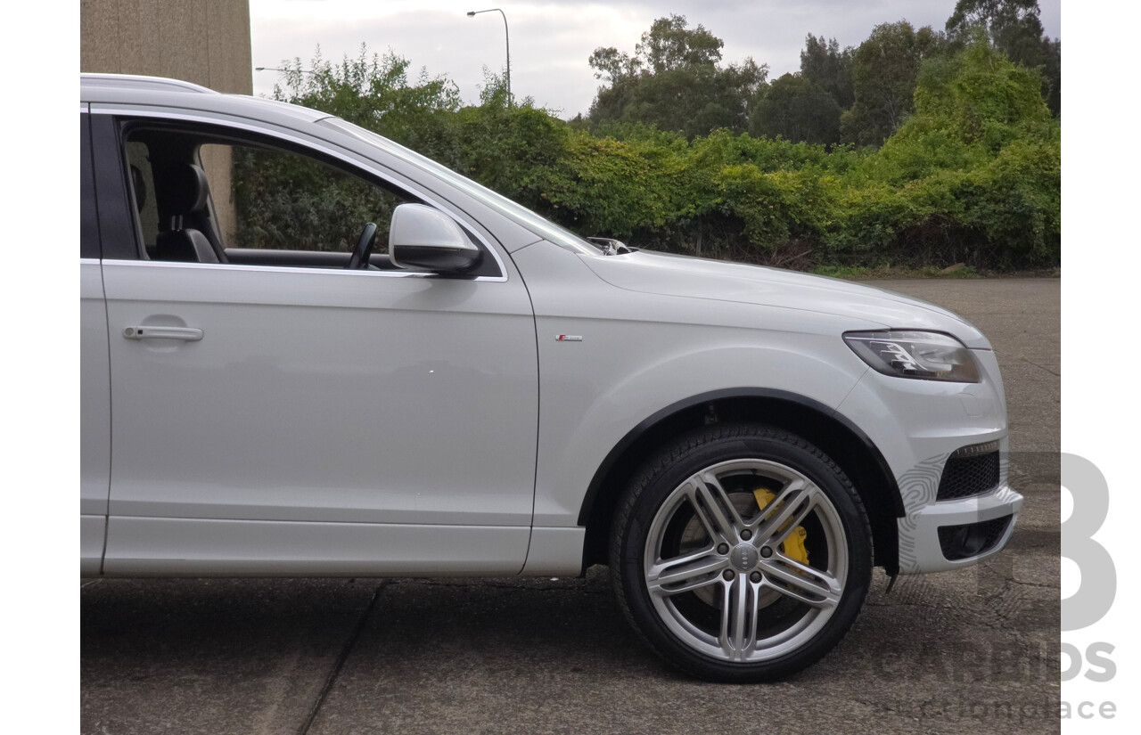 04/2014 Audi Q7 3.0 TDI Quattro (AWD) MY14 4d Wagon White Turbo Diesel 3.0L