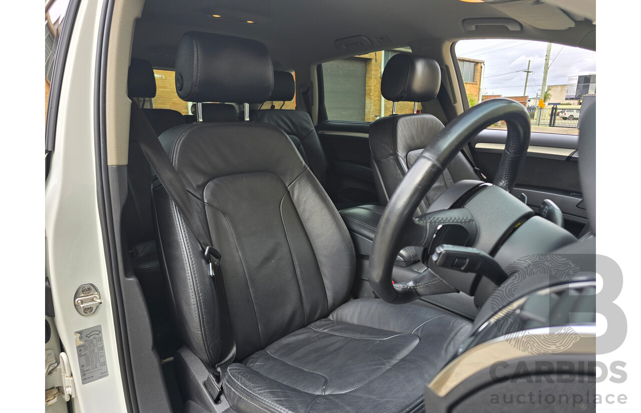 04/2014 Audi Q7 3.0 TDI Quattro (AWD) MY14 4d Wagon White Turbo Diesel 3.0L