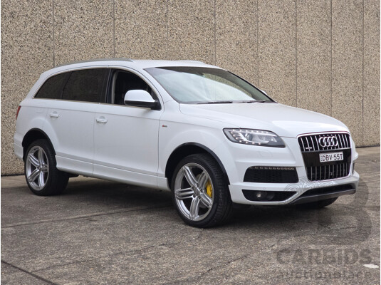 04/2014 Audi Q7 3.0 TDI Quattro (AWD) MY14 4d Wagon White Turbo Diesel 3.0L