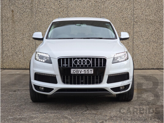 4/2014 Audi Q7 3.0 TDI Quattro (AWD) MY14 4d Wagon White Turbo Diesel 3.0L