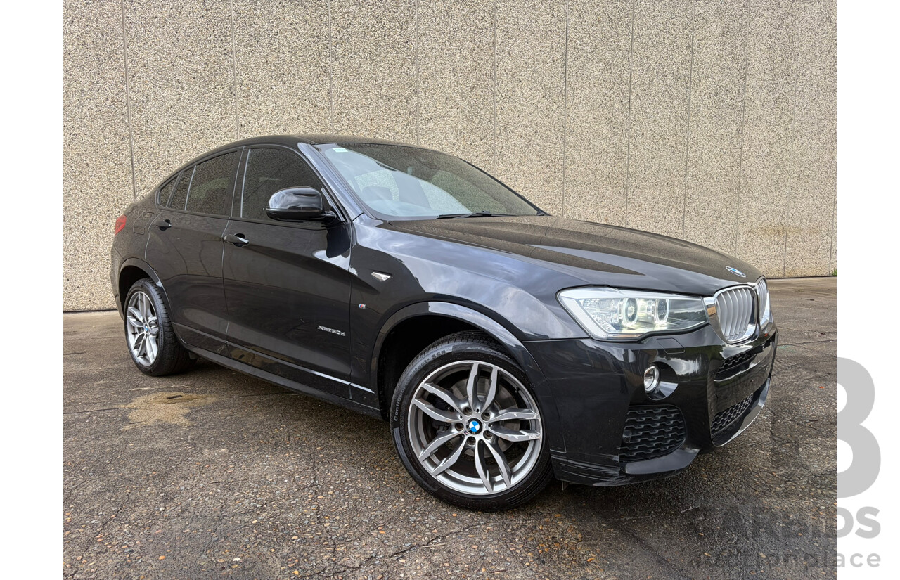 05/2015 BMW X4 xDrive 30d (AWD) F26 MY15 5d Coupe Black Turbo Diesel 3.0L